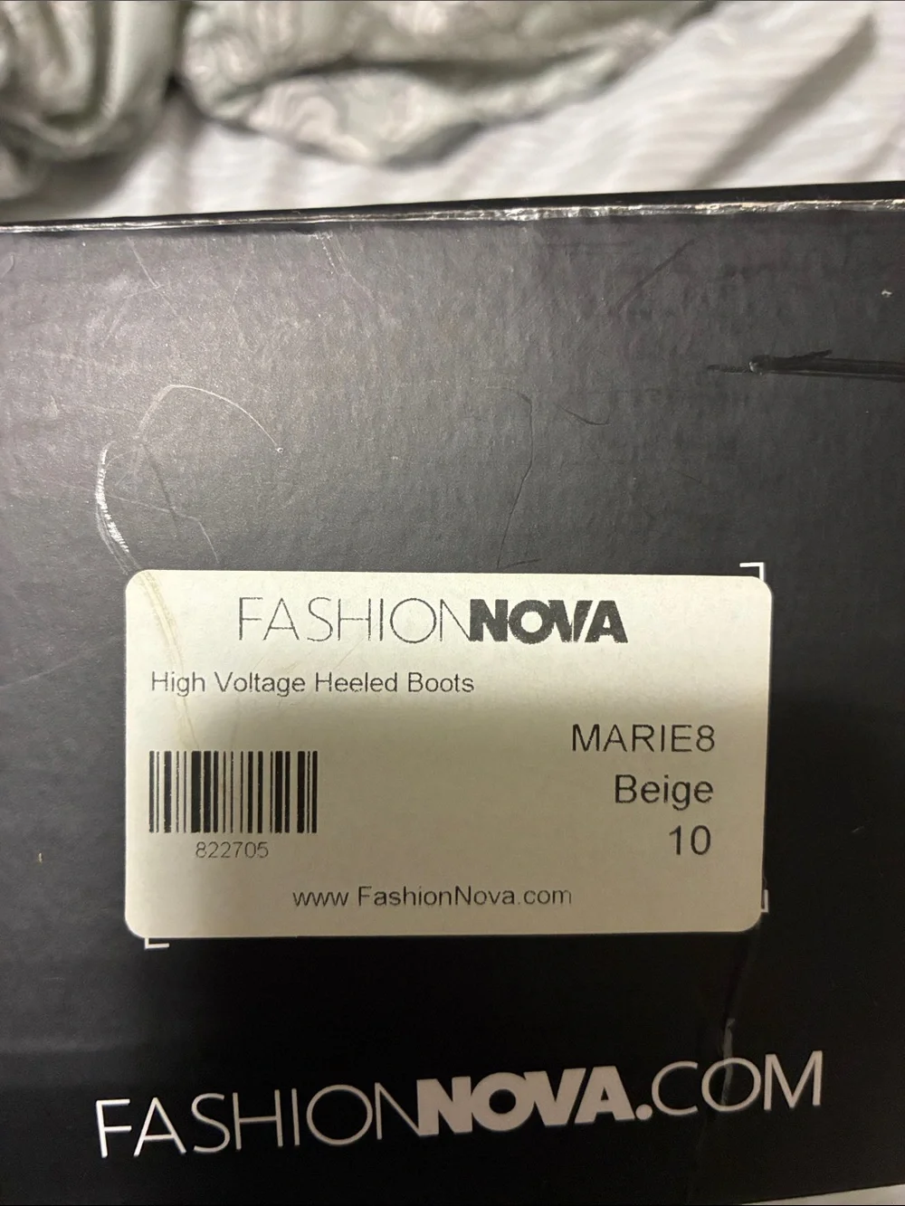 Fashion Nova Beige & Tan Snake-Print Thigh-High Boots